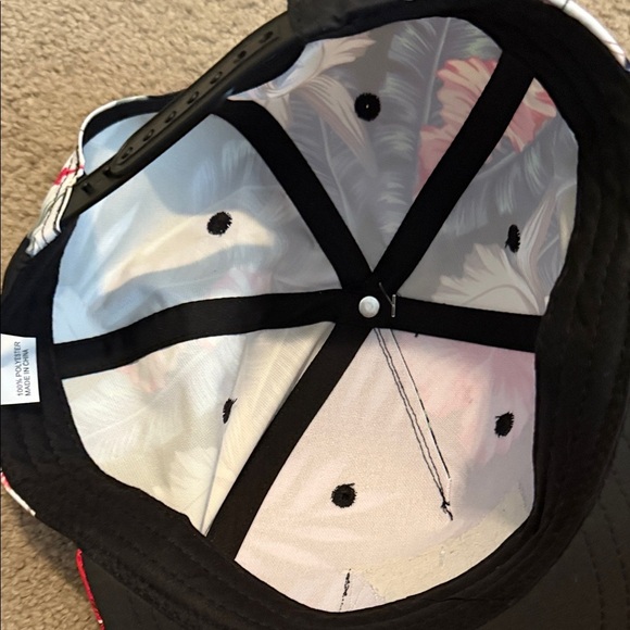 TRULY Floral Cap - Black, Red, and Blue - Picture 6 of 8